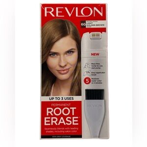 Revlon Permanent Root Erase 6G Light Golden Brown Hair Color Touch Up NEW Sealed